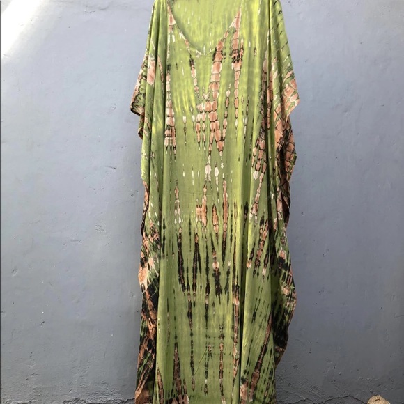 Zinnia Envy Bohemian Kaftan Kimono Robe Coverup - Picture 6 of 9